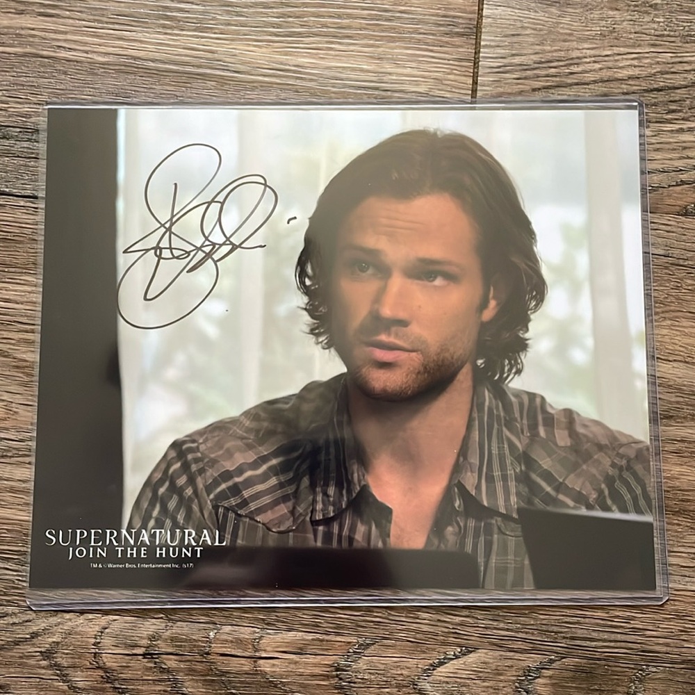Supernatural Jared Padalecki autograph picture
